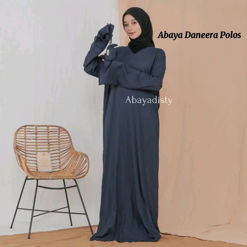 Abaya Daneera Motif Mini Pocket // Mukena Abaya Treveling // Abaya Mini Trevel // Abaya Treveling Polos 4