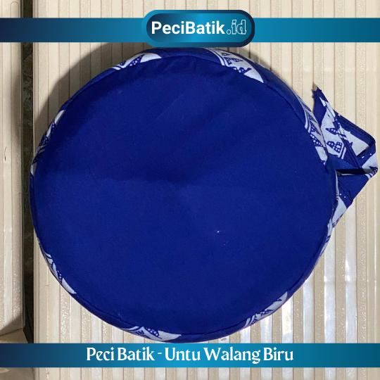 Peci Batik Jogja - Peci Batik Motif Untu Walang Biru - Tersedia Ukuran Anak Sampai Dewasa - Penunjang Ibadah dan Kegiatan Sehari-hari - Spesial Sambut Ramadhan dan Hari Raya Idul Fitri - Busana Muslim Kekinian - Peci Batik Masjid Jogokariyan 4