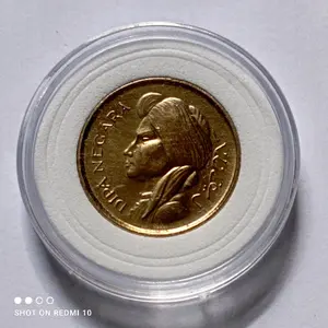 Koleksi Koin Indonesia 50 Sen Diponegoro Bagus Asli Bonus Kapsul