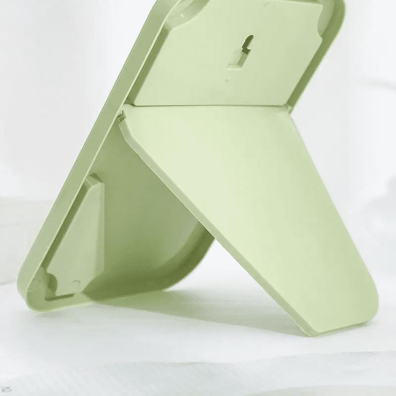 CERMIN LIPAT PERSEGI PORTABLE / STANDING BEAUTY MIRROR KACA DUDUK UNTUK RIAS MAKEUP WAJAH 3