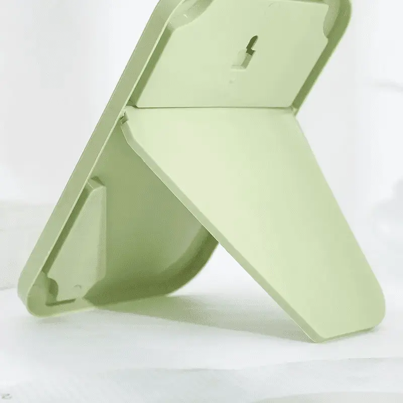 CERMIN LIPAT PERSEGI PORTABLE / STANDING BEAUTY MIRROR KACA DUDUK UNTUK RIAS MAKEUP WAJAH 3