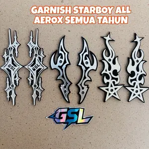 GARNISH STARBOY ALL AEROX- AEROX NEW-OLD-ALPHA-TURBO (AKRILIK)