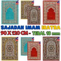 Gambar Sajadah Imam Masjid IRATRA 90cm x 120cm Tebal 18mm Sangat Padat Bulu Halus Lembut Empuk Besar Nyaman - Iratra-714-W.Red dari Alhadi Official Store Kota Administrasi Jakarta Pusat 1 Tokopedia