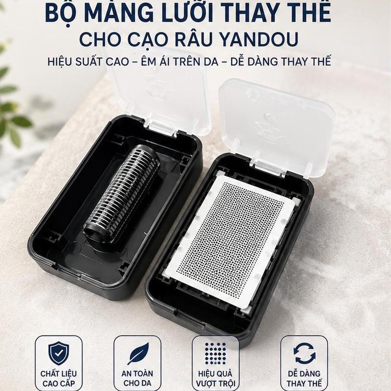 Combo màng lưỡi cho máy cạo râu khô- Cứng, mỏng, bền bỉ