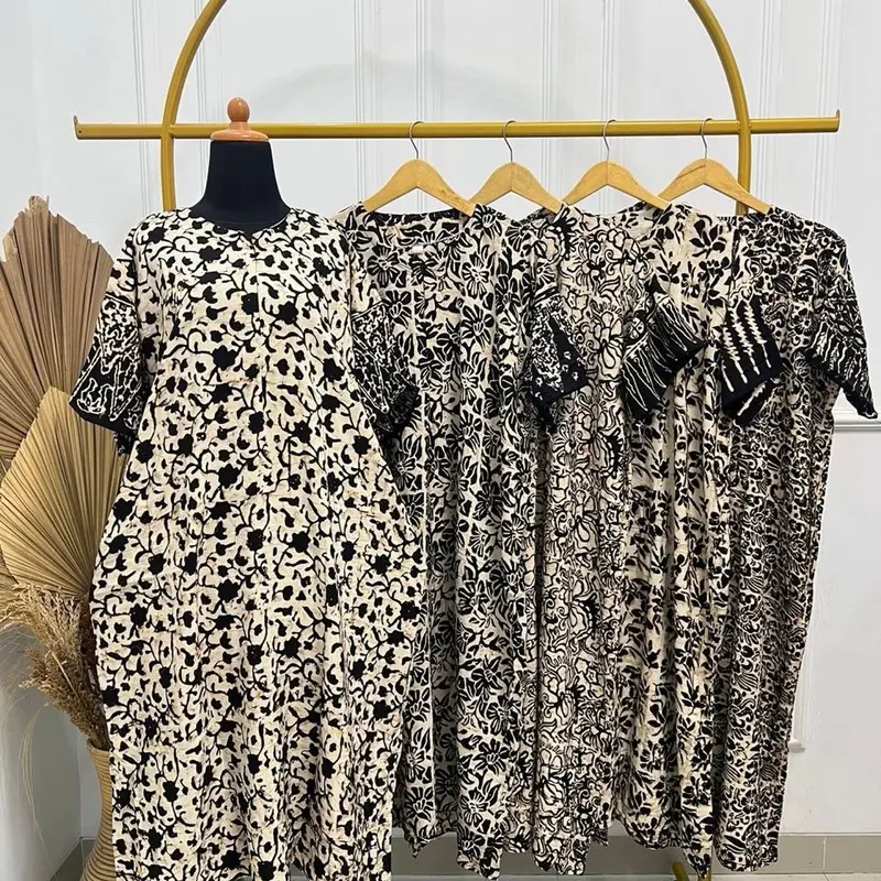 PAKET USAHA 5 PCS DASTER BATIK CAP COLET  - Rayon Santung -  premium bumil - jumbo - Asli Pekalongan - PILIH MOTIF DI LIVE 2