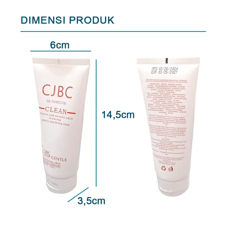 CJBC SK-FOREVER Buy 1 Get 1 Deep Gentle Cleansing Skin Facial Cleanser Remove and Nourish Skin in One Step Gently Purifying Skin Facial Cleanser Facial Wash Pembersih Wajah dari CJBC Kosmetik Extract Perawatan 4