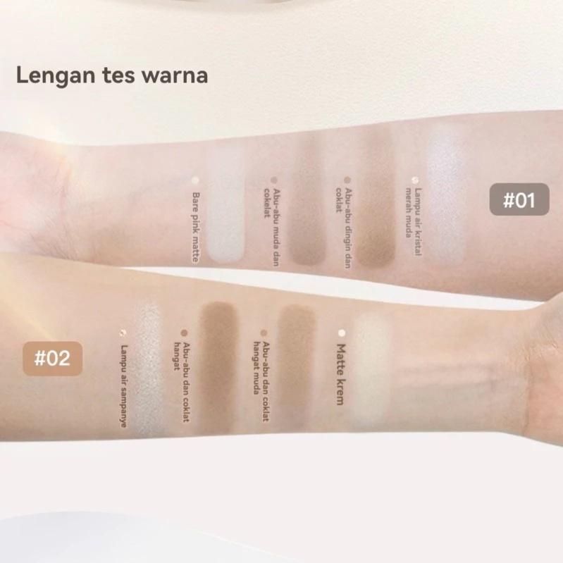 [BEST SELLER] Judydoll Highlight & Contour Palette (Face Palette Highlighter Shading Powder Untuk Kontur Hidung & Aegyosal)