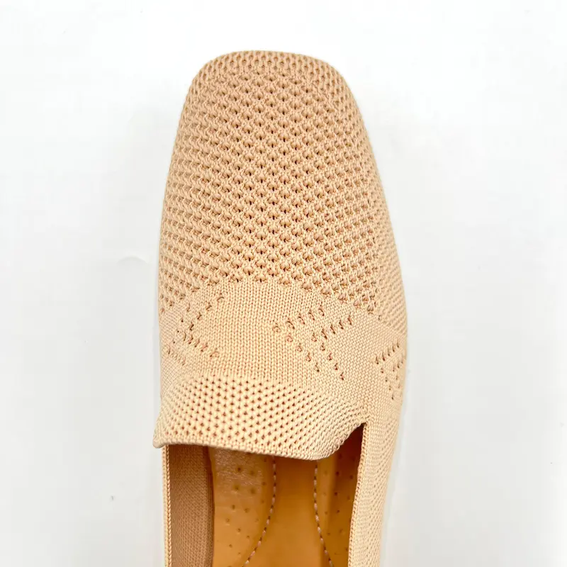 Laviola 4333 LSF - Flat Shoes Rajut Wanita Apricot, Black dan Blue Kerja 3