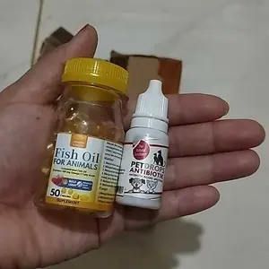 MINYAK IKAN Kucing Anjing Vitamin Untuk Bulu Fish Oil Salmon Vit Murah