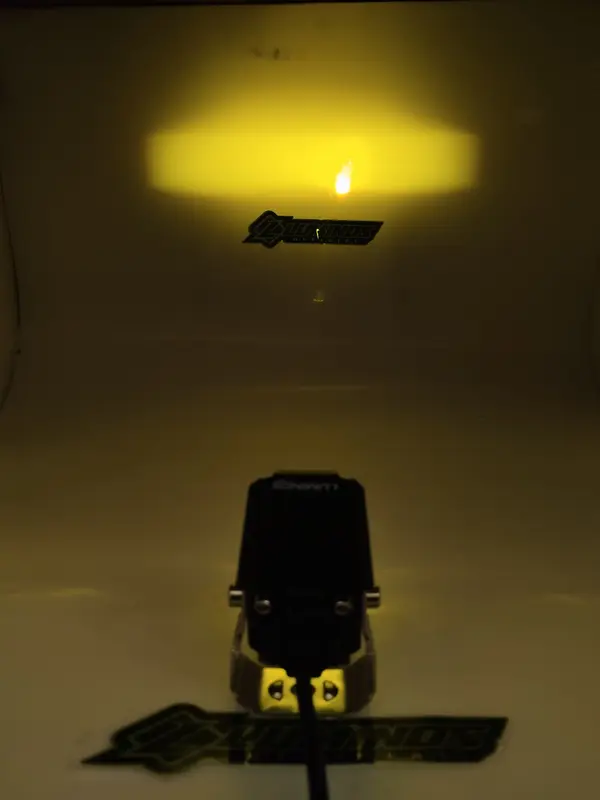 LAMPU TEMBAK SOROT LUMINOS Q5 MINI SHOOTING LIGHT IP68 SUPER TERANG PUTIH KUNING 2 WARNA 7