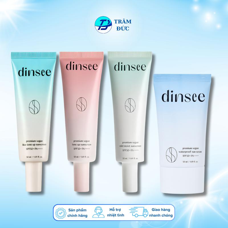KEM CHỐNG NẮNG NÂNG TONE Dinsee Premium Vegan Tone Up Sunscreen SPF50+ PA++++