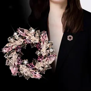 (Bebas beli 2 dapat bonus) B22 COD Bross BUBGA DAUN hijab cakep titanium wanita Korea