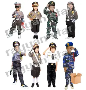 Stelan Karnaval  Polisi Polwan Tni Pilot Anak