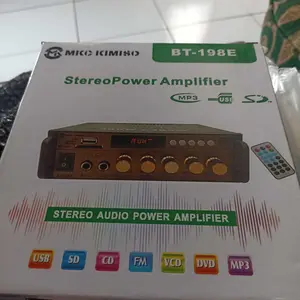 MKC KIMISO 600W Power Amplifier Bluetooth Stereo Karaoke + Mp3 Player + FM Radio Home Theater bass iron Mixer Ampli Subwoofer