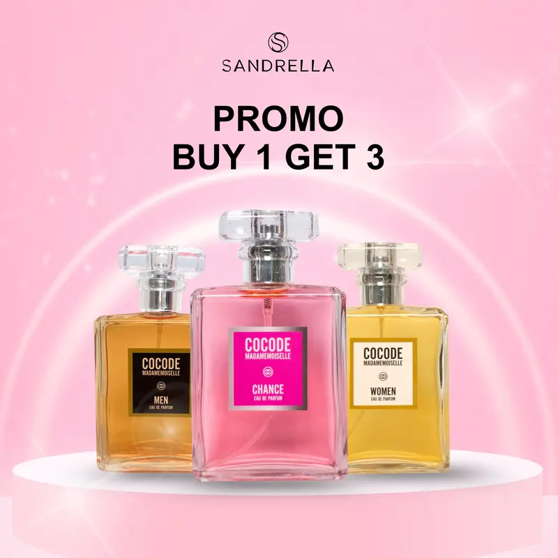 SANDRELLA Paket Promo Isi 3 Pcs Parfum Coco De Madamemoiselle 100Ml copy 0