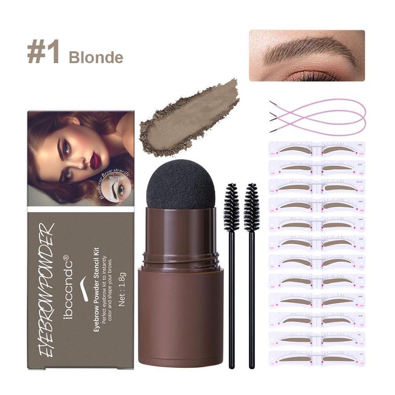 Product Introduction of Eyebrow Powder Set Waterproof Long Lasting Soft Mushroom Head Eyebrow Styling Makeup 31
