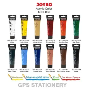 Joyko Cat Akrilik Acrylic Color ACC-B30 30ML 1 pcs Tahan Air Setelah Kering