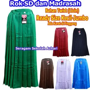 ROK HIJAU SD MI MDA REMPEL PANJANG-ROK SD MADRASAH HIJAU-ROK SEKOLAH SD HIJAU-ROK SEKOLAH SD MADRASAH HIJAU JUMBO--SERAGAM MADRASAH