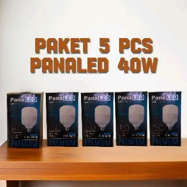 Paket 5 pcs Lampu panaled 5W 10W 15W 20W 30W 40W 50W cahaya putih 5