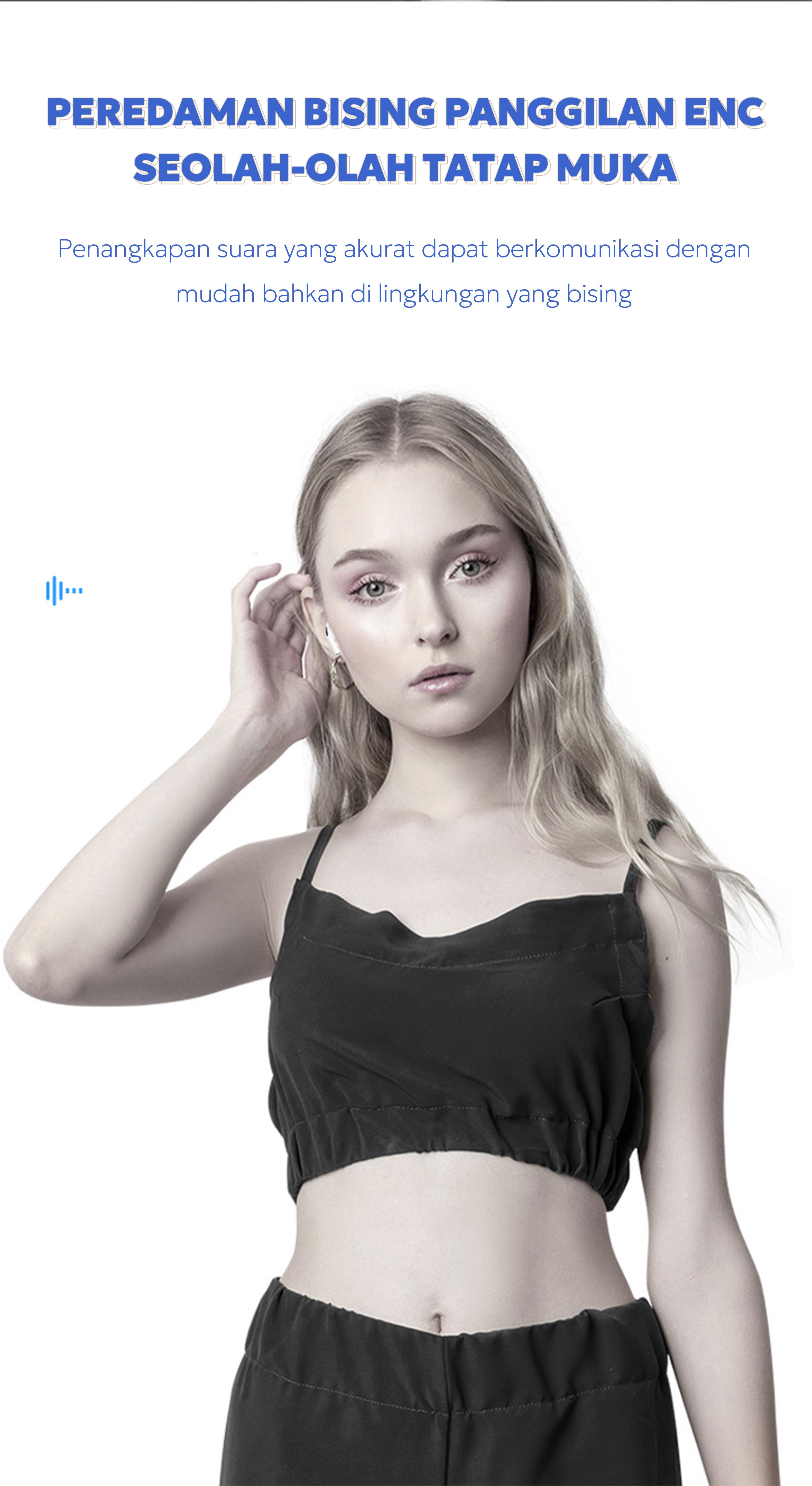 [3 GRATIS] A9 PRO Earbuds Pintar Dengan Layar Resolusi Tinggi, Atur Wallpaper Layar Kunci, Fungsi ANC/ENC, Tahan Air IPX5, Cari Earphone, Kontrol Musik Dan Tampilkan Lirik Untuk iPhone/Android