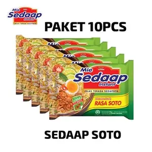 Mie Sedaap Instant Paket 10 pcs Rasa Soto