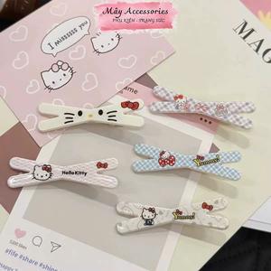 Set 5 Kẹp Tóc Mái Mèo Kitty Hình Chữ X Đáng Yêu Dễ Thương Đi Học Đi Chơi