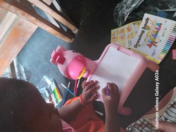 Product Review of Meja Belajar Projector Painting Meja menggambar Anak Mainan Furniture Edukasi Melukis Mewarnai Anak SPEEDS 025-3 from @**a 1