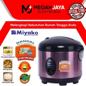 [COD] [LIVE CLIPS CECE KETAR KETIR]  RICE COOKER / MAGIC COM MIYAKO MCM-508 SBC / MCM 508 SBC / MCM508 SBC (1,8 LITER) GARANSI RESMI