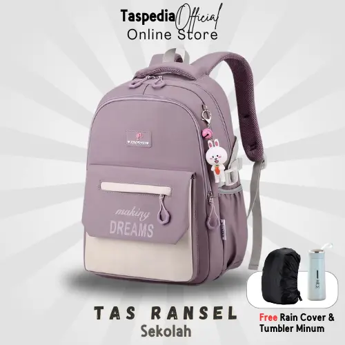 TAS RANSEL DREAMS SEKOLAH ANAK PEREMPUAN TAS SEKOLAH SD SMP MODEL KEKINIAN ANAK KOREA TERBARU BISA COD