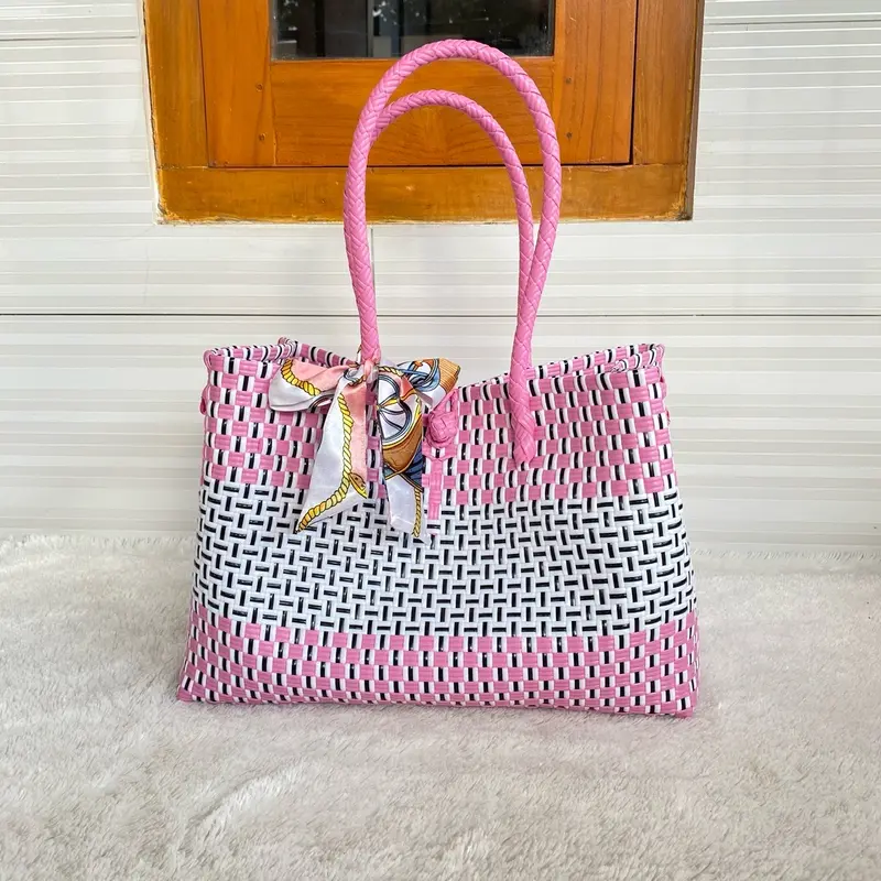 Tas Anyaman Wanita Jally Premium XL Muat 10kg Bisa Tambah Nama 4