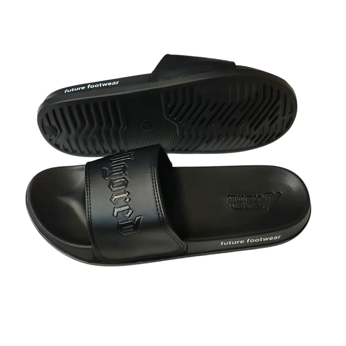 Algored Sandal Slop UK 36-43 Emboz Original Algored sndal Slide Black Hitam Shoes Sendal antiselip simpel Pria