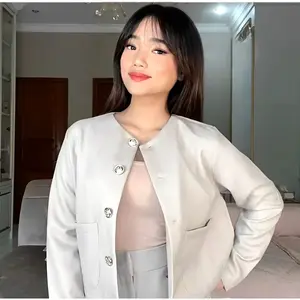 Gemma Blazer Outer wanita / Outer Atasan Wanita Crop Top / Atasan Korean Crop