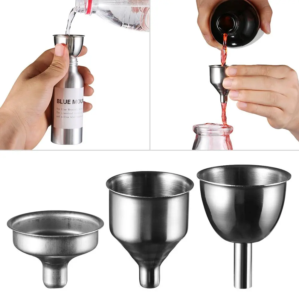inminox New Liquid Bar Kitchen Tool Filling Wine Stainless Steel Mini Funnel Small Mouth