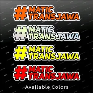 Sticker MATIC TRANSJAWA Cutting