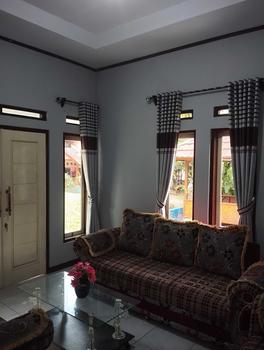 Product Review of gorden jendela rumah bahan blackout semi bludru motif embos model smokring from t**7 0