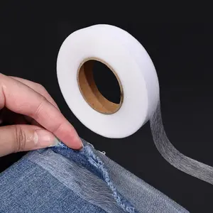 60Meter lem sum hemming tape perekat tektile,bahan dll Lem Kain 2 sisi