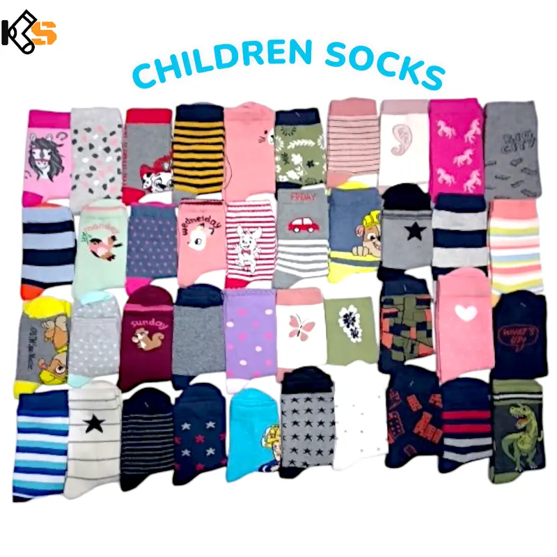 Paket 6 Pasang, Kaos Kaki Anak Panjang Motif Karakter Lucu Laki laki Perempuan Usia 3-7 Tahun TK PAUD, Bahan Katun Lembut 6