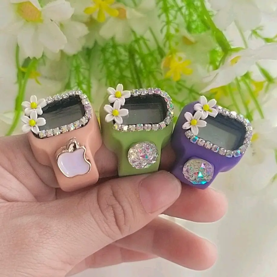 Suhannas - [Free Batre Cadangan] Bunga Kemuning Diamond Tasbih cincin led  Cantik Muslim