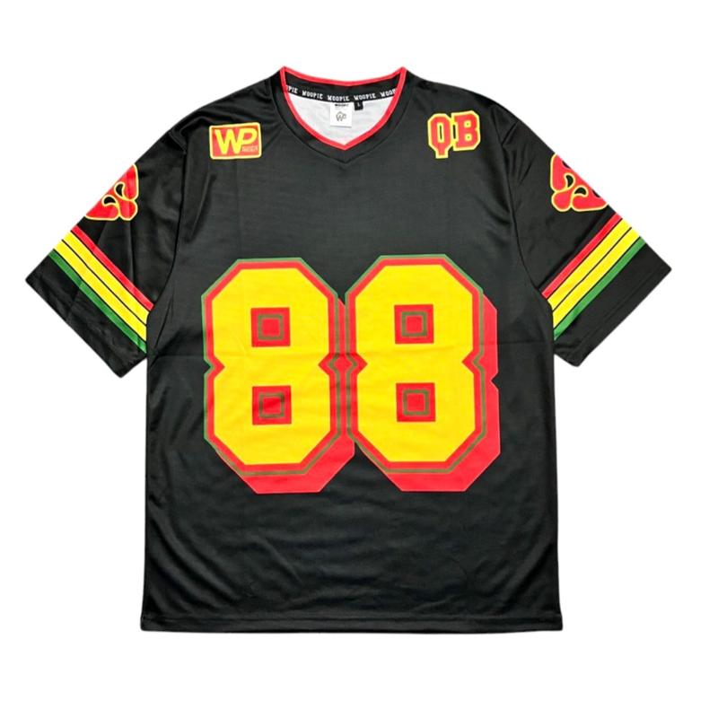 Kaos Jersey Oversize Pria Wanita T-shirt Skena Style Jersey Vintage Retro Rugby Streetwear Woopie Project Baju Atasan Unisex - Sport 1