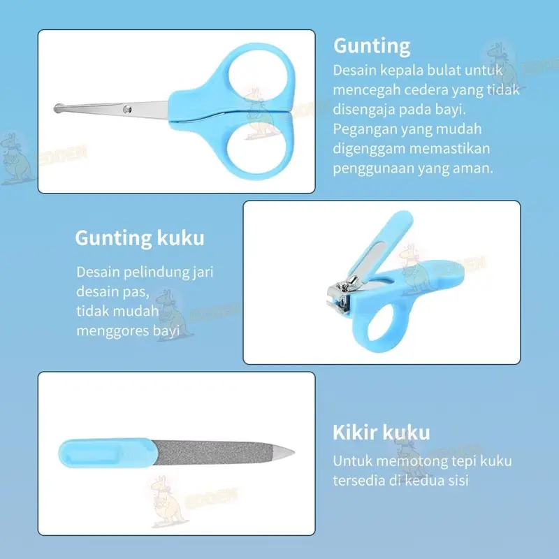 Doly- Health Care kit bayi newborn isi 10pcs dan 6pcs isi Nail ,Gunting,Sisir,kikir kuku,sikat kepala 6