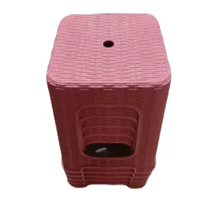 Bangku plastik bangku baso warna pink