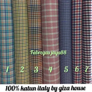 new!!! katun italy motif kotak 100% giza cotton