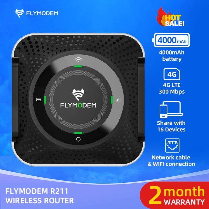 FLYMODEM ROUTER R211 PORTABLE WIRELESS - TikTok Shop Malaysia