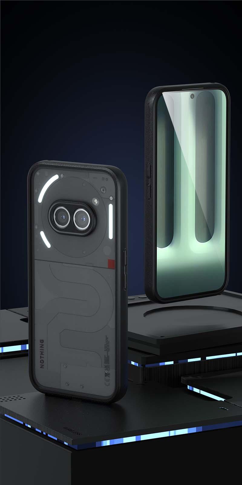 Product Introduction of Nothing Phone 2a 2aPLUS Phone Casing matte skin feels four corners of the anti-fall airbag are transparent Black softcase back shell case  does not yellow Protection Cover Protective Cellphone Phonecase Smartphone Protector 8