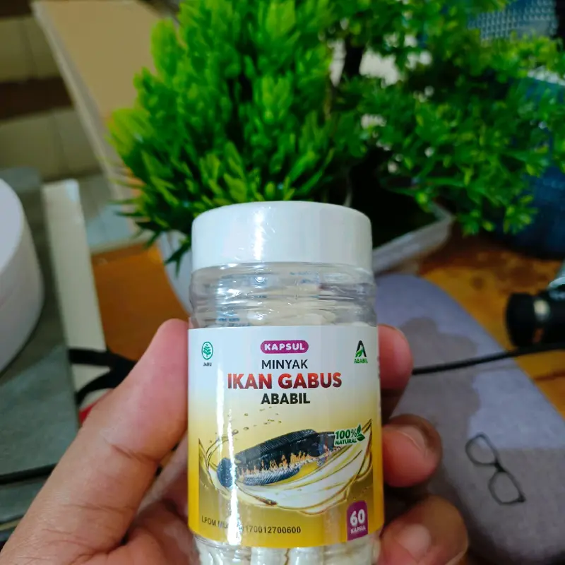 MINYAK IKAN GABUS ISI 60 - KAPSUL MINYAK IKAN GABUS ABABIL EKSTRAK IKAN KUTUK 1