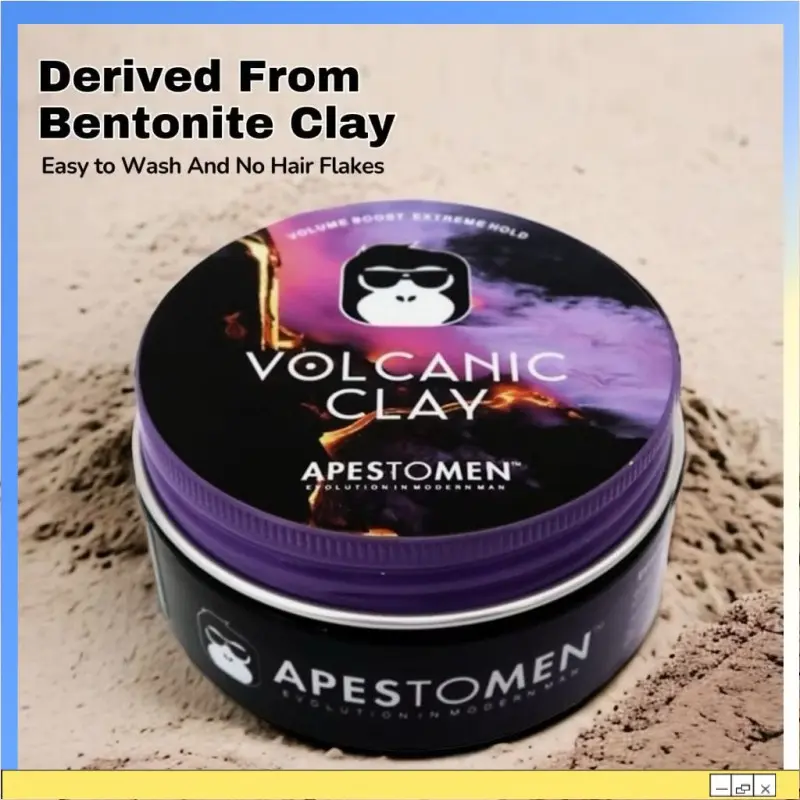 [Chính Hãng] Sáp Tóc Volcanic Clay 80g, Hương Thơm Mát Khó Quên