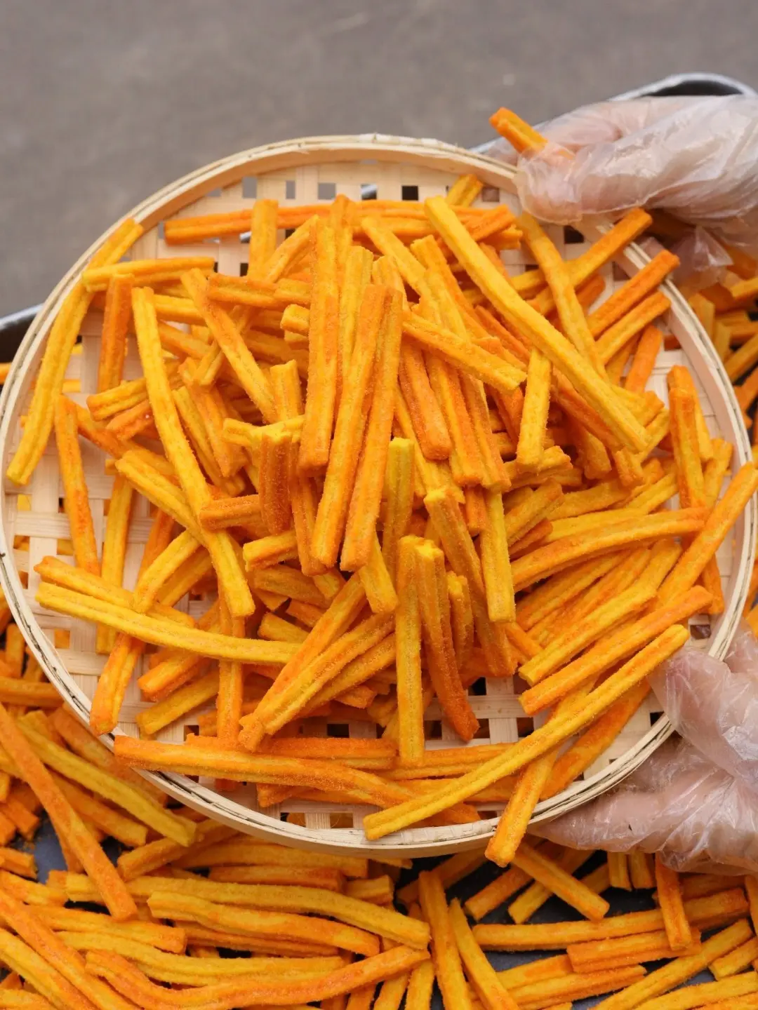 Snack khoai tây lắc phô mai giòn rụm - ngập ngụa phô mai mặn ngọt Lâm Thủy túi 250gr