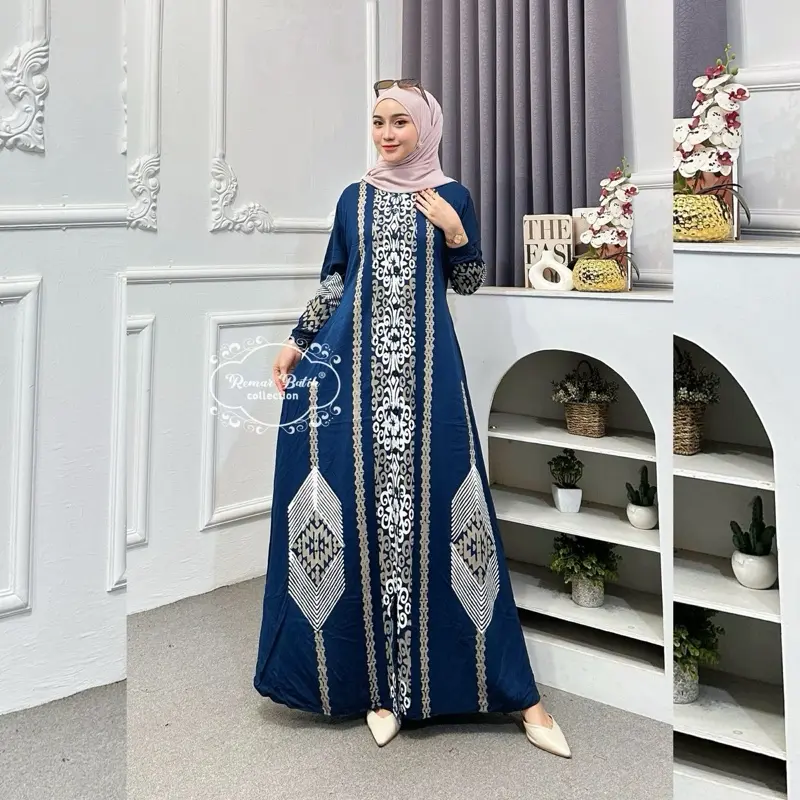 LUXURY DRESS by REMAR OFFICIAL - Gamis Muslim Wanita Terbaru Dress Lebaran Kondangan Size M-XXXL 6
