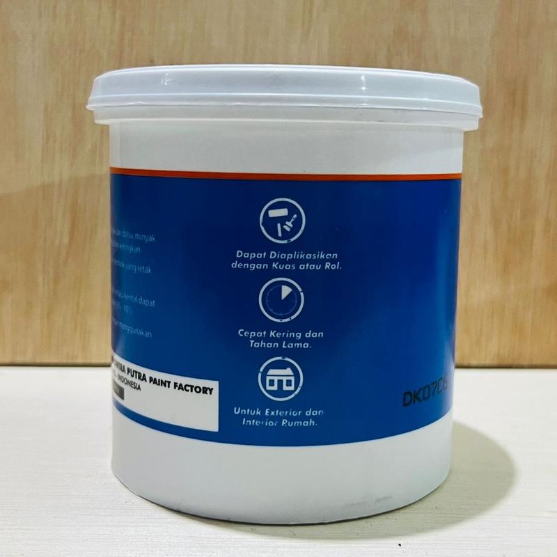 CAT TEMBOK 1 KG INTERIOR EKSTERIOR KINGKONG WALL PAINT 18 PILIHAN WARNA KALENG PVC 4
