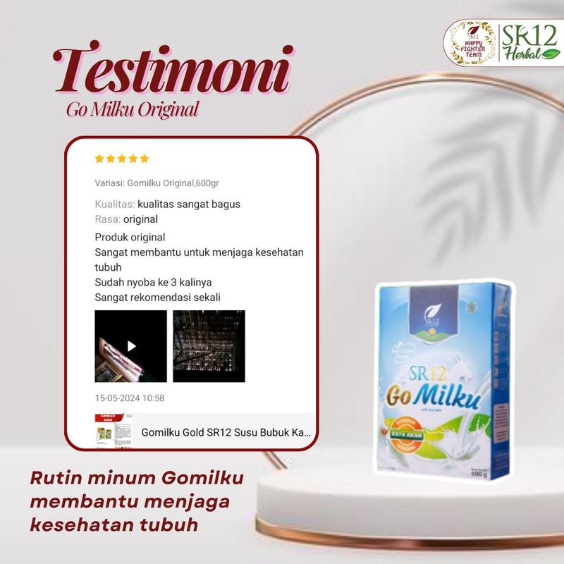 Gomilku SR12 Susu Bubuk Etawa Tanpa Gula Rasa Original 5